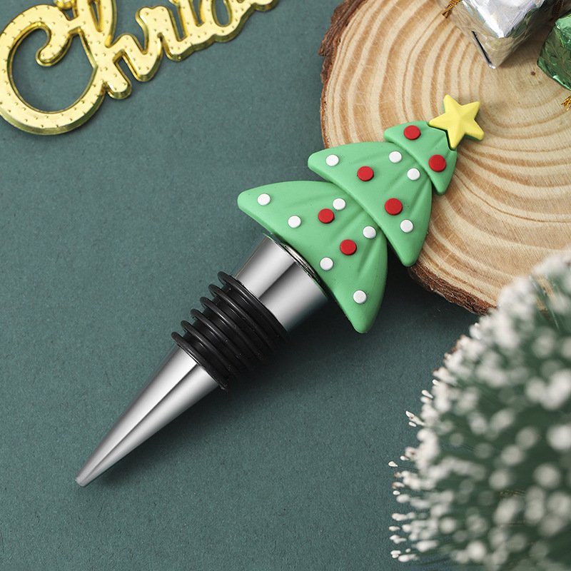 Party Gathering Christmas Tree Sealed Wine Stopper – Image 3
